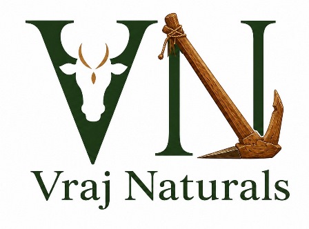 VRAJNATURALS WITH DEVICE OF VN trademark artwork