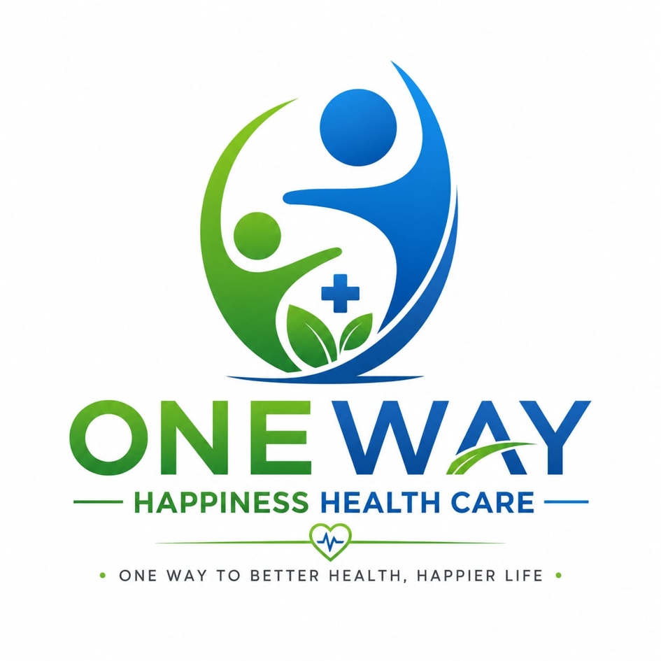ONE WAY HAPPINESS HEALTH CARE trademark artwork
