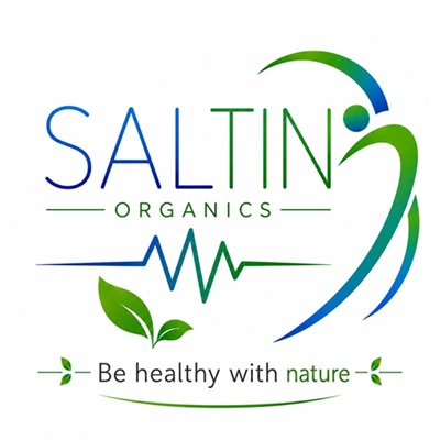 SALTIN ORGANICS - BE HEALTHY WITH NATURE trademark artwork