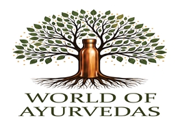 "WORLD OF AYURVEDAS" trademark artwork