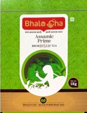 BHALO CHA ASSAMIC PRIME BROKEN LEAF TEA trademark artwork