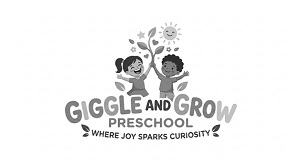 Giggle and Grow preschool where joy sparks curiosity (With Device) trademark artwork