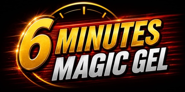 6 MINUTES MAGIC GEL trademark artwork