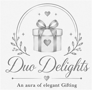 Duo Delights - An aura of elegant Gifting (With Device) trademark artwork