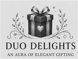 Duo Delights - An aura of elegant Gifting (With Device) trademark artwork
