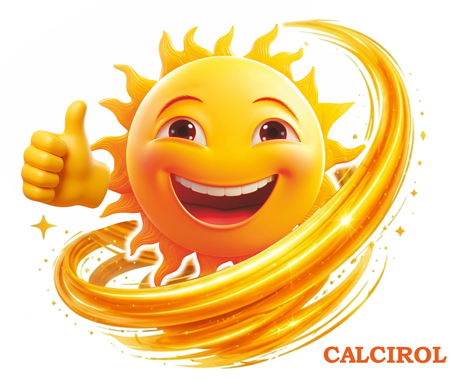 CALCIROL WITH MASCOT trademark artwork