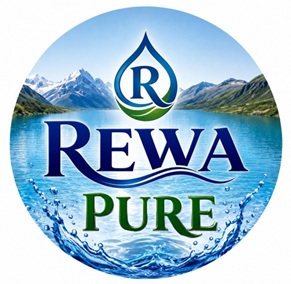 REWA PURE WITH DEVICE OF R trademark artwork