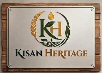 KISAN HERITAGE WITH DEVICE KH trademark artwork
