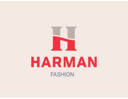 H HARMAN FASHION (LABEL). trademark artwork