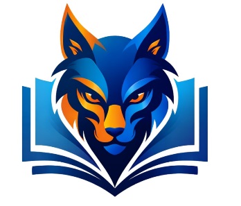 DEVICE (A BOOK WITH WOLF) trademark artwork