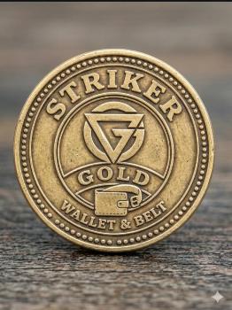 STRIKER GOLD trademark artwork