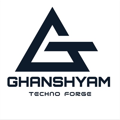 GHANSHYAM TECHNO FORGE WITH G LOGO trademark artwork