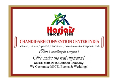 Harjai's Chandigarh Convention Center India (HCCCI) trademark artwork