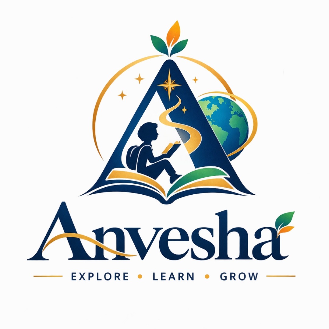 ANVESHA-Explore Learn Grow With Device of A trademark artwork