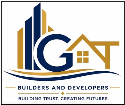 GAT BUILDERS AND DEVELOPERS BUILDING TRUST. CREATING FUTURES trademark artwork