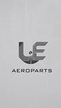 AEROPARTS WITH DEVICE OF UE trademark artwork