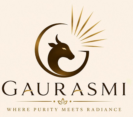 GAURASMI WITH DEVICE trademark artwork