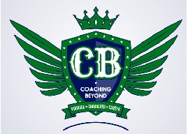 CB COACHING BEYOND trademark artwork