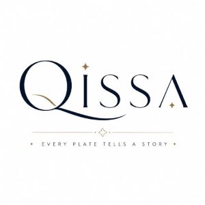 Device of QISSA-EVERY PLATE TELLS A STORY trademark artwork
