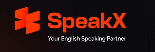 SpeakX - Your English Speaking Partner trademark artwork