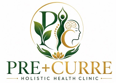 PRE+CURRE HOLISTIC HEALTH CLINIC trademark artwork