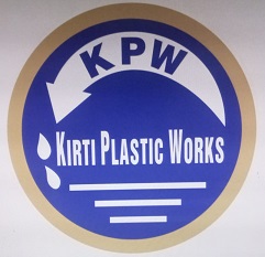 KIRTI PLASTIC WORKS WITH DEVICE OF KPW trademark artwork