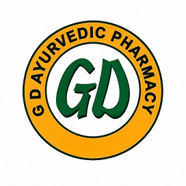 G D AYURVEDIC PHARMACY With GD Logo trademark artwork