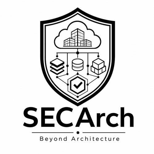 SECArch with tagline Beyond Architecture with device trademark artwork