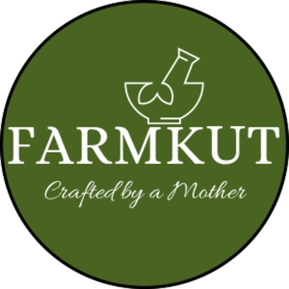 FARMKUT with tagline crafted by a mother trademark artwork