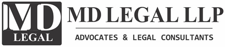 MD LEGAL LLP (WITH LOGO) trademark artwork