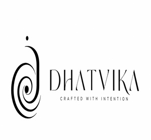 DHATVIKA With Tagline "CRAFTED WITH INTENTION" trademark artwork