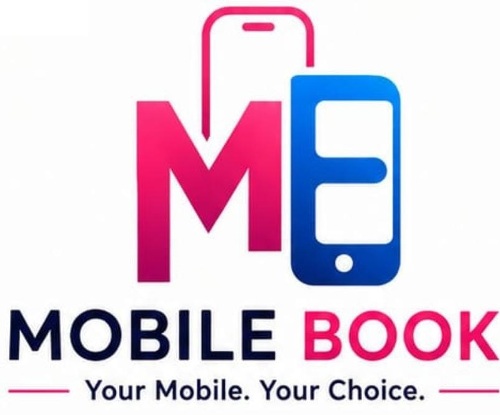 MOBILE BOOK WITH DEVICE OF MB AND TAGLINE YOUR MOBILE YOUR CHOICE trademark artwork