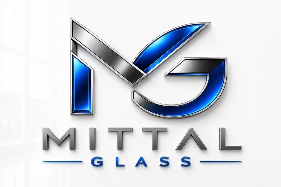 MG- Mittal Glass trademark artwork