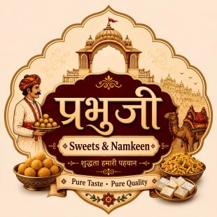 Parbhuji Sweets & Namkeen - "Pure Taste . Pure Quality" trademark artwork