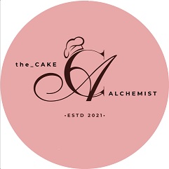 THE CAKE ALCHEMIST WITH THE DEVICE OF CA trademark artwork