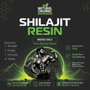 NATURAL ORGANIC SHILAJIT RESIN trademark artwork