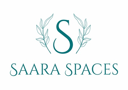 SAARA SPACES with Logo trademark artwork