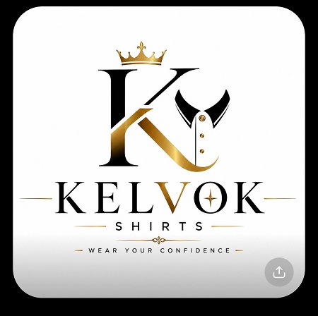 K KELVOK SHIRTS...WEAR YOUR CONFIDENCE trademark artwork