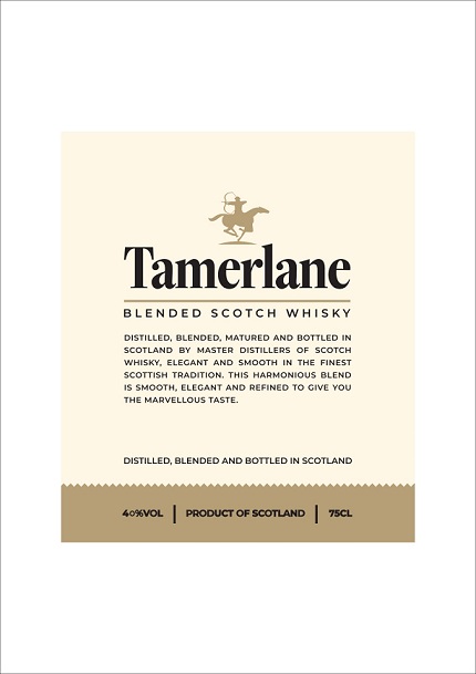 TAMERLANE trademark artwork