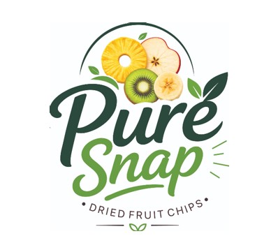 Pure Snap dried fruit chips trademark artwork