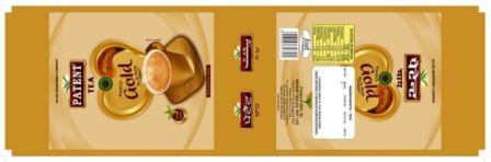 PATENT GOLD TEA trademark artwork
