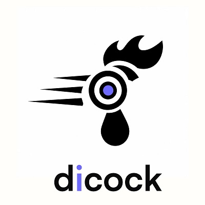 dicock with device trademark artwork