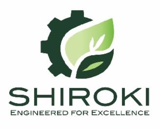 SHIROKI ENGINEERED FOR EXCELLENCE (LABEL) trademark artwork