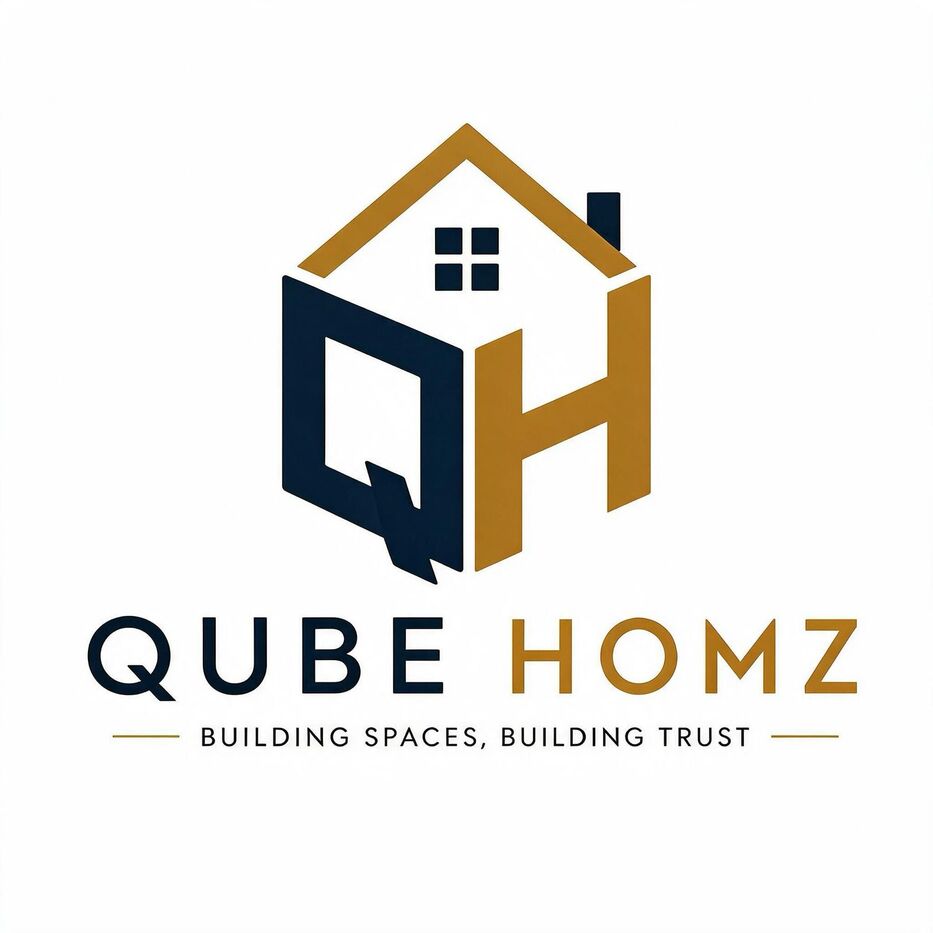 QH QUBE HOMZ BUILDING SPACE, BUILDING TRUST trademark artwork