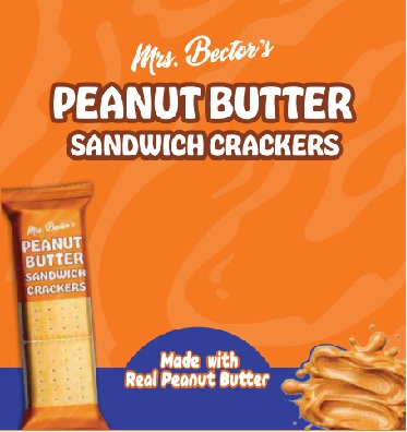 MRS. BECTOR’S PEANUT BUTTER SANDWICH CRACKERS (DEVICE MARK) trademark artwork
