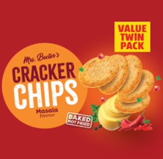 MRS. BECTOR’S CRACKER CHIPS MASALA FLAVOUR (DEVICE MARK) trademark artwork