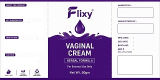 FLIXY VAGINAL CREAM (LABEL) trademark artwork