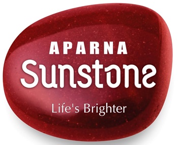 APARNA SUNSTONE Life’s Brighter trademark artwork