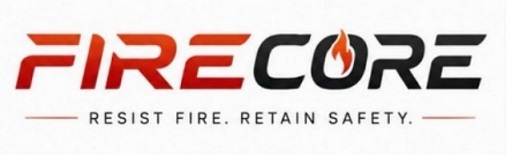 FIRECORE RESIST FIRE. RETAIN SAFETY. trademark artwork