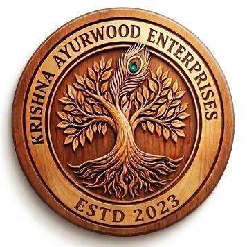 KRISHNA AYURWOOD ENTERPRISES ESTD 2023 trademark artwork